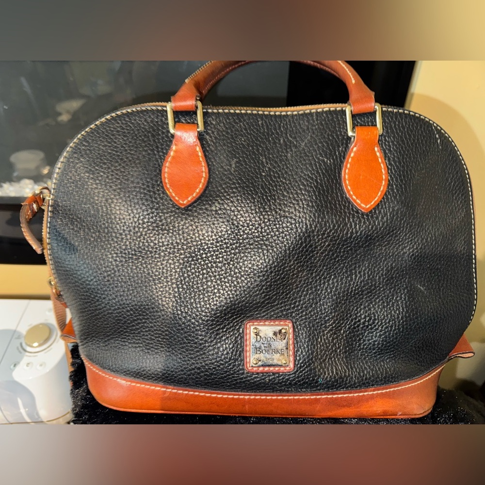 Dooney & Bourke Black and Brown Men's Bag